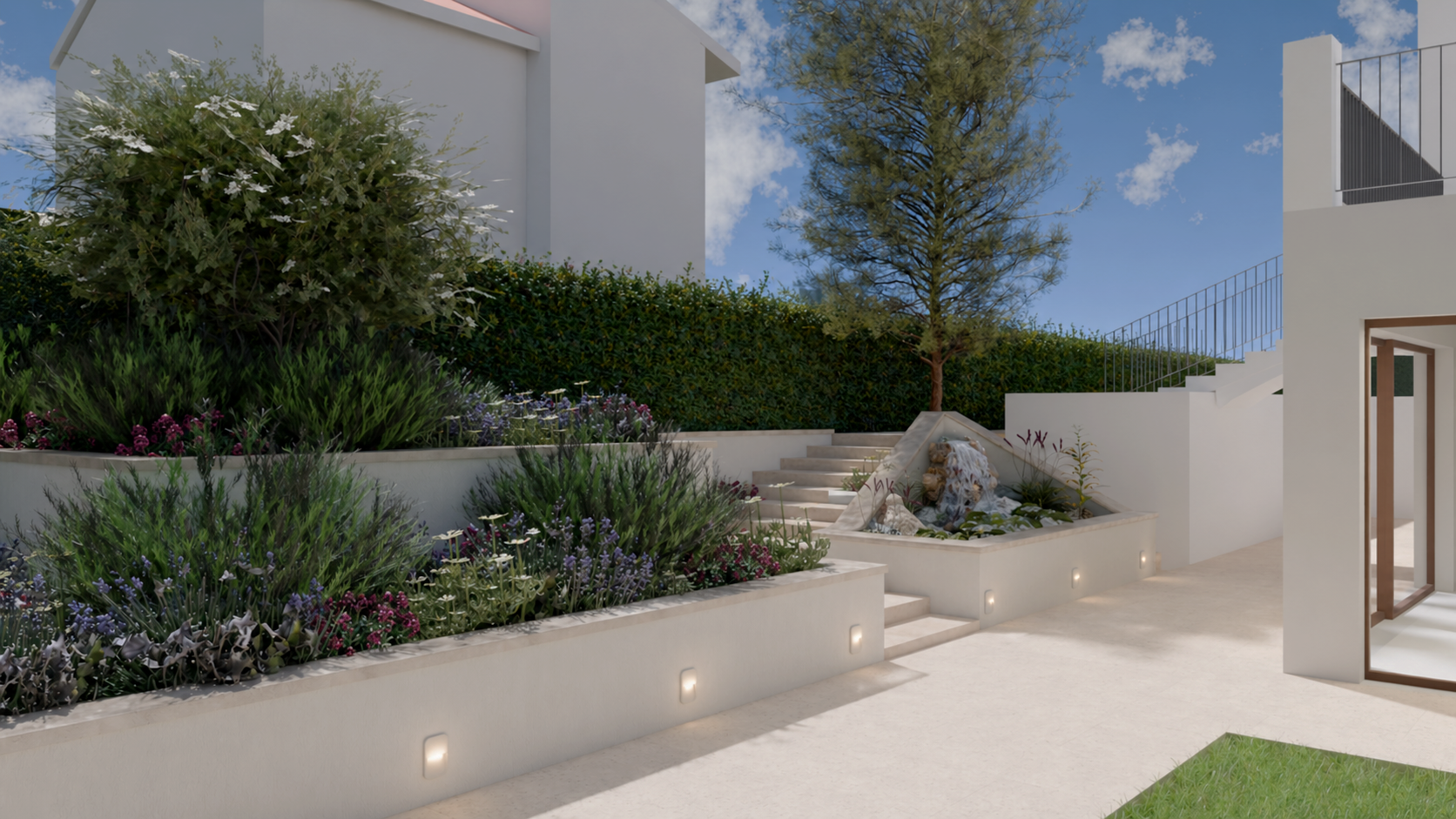 Scalinata del giardino — vista 01