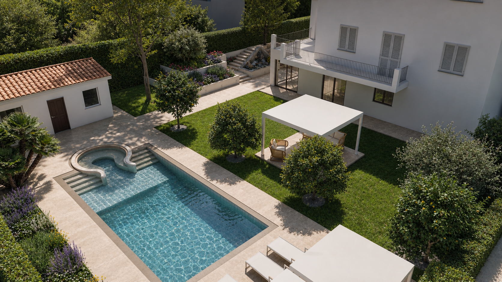 Villa Tirrenia — Giardino mediterraneo